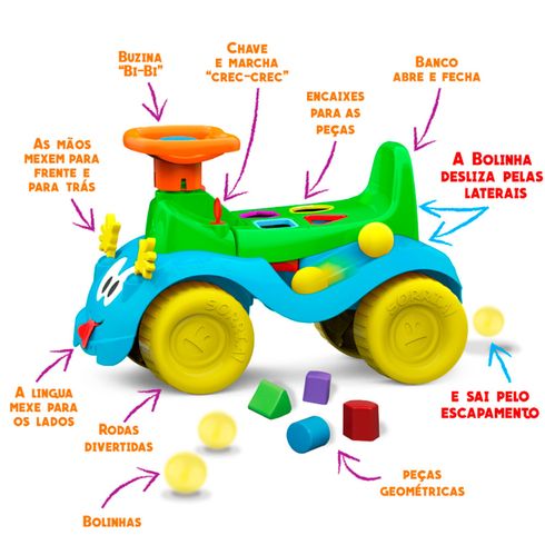 Blocos De Montar Infantil Brinquedo Educativo 96 Peças - Casa Mix