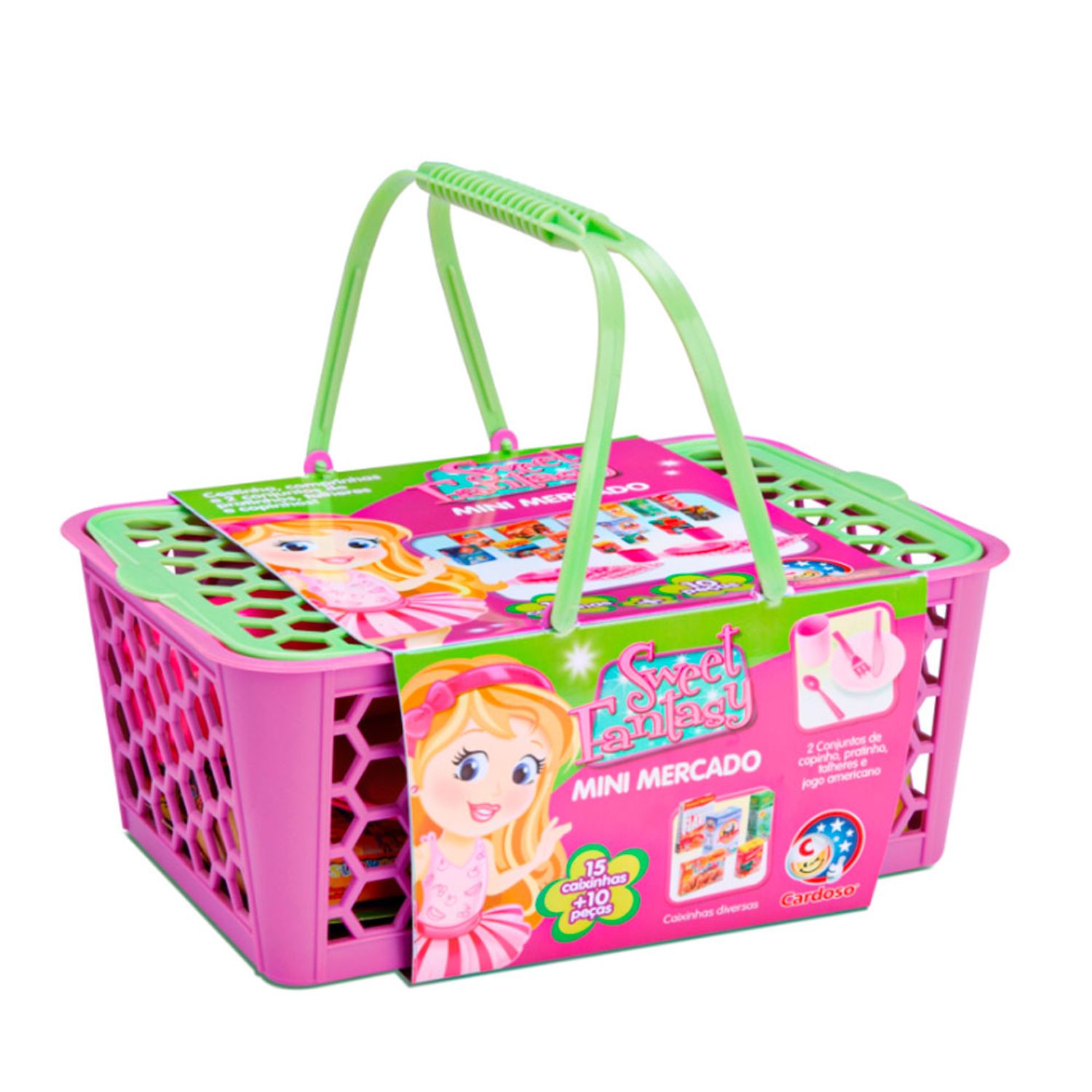 Cesta infantil mini mercado Cardoso - Casa Freitas
