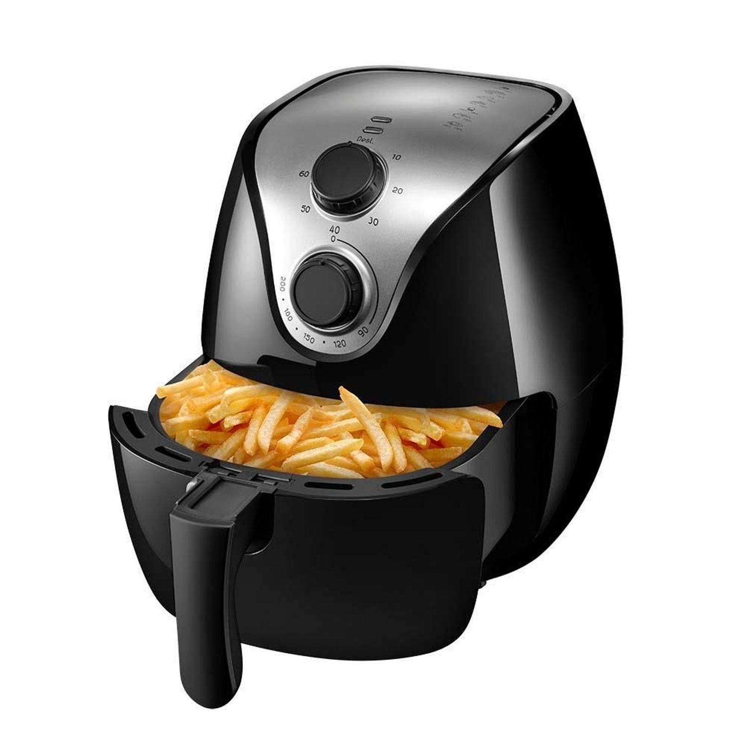 Air fryer 4 litros gourmet preta 220V Multilaser Casa Freitas