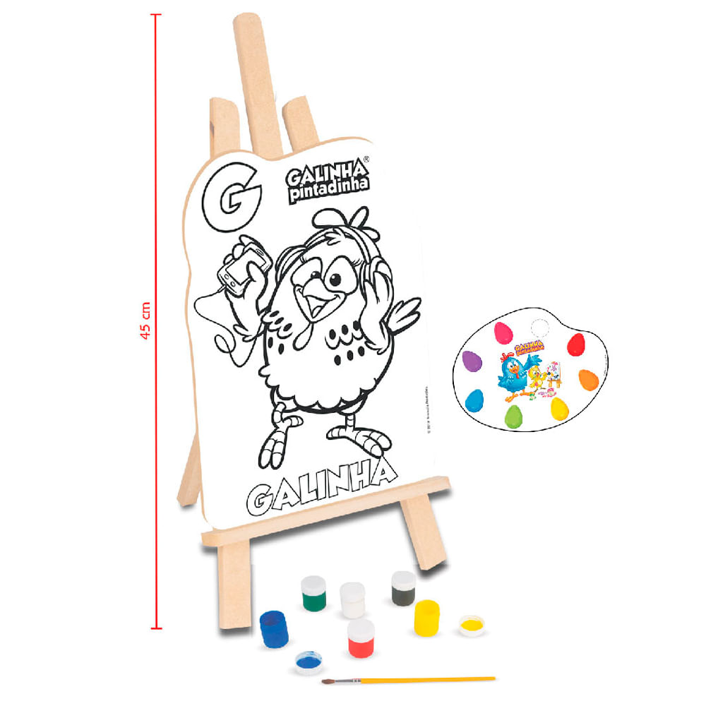 Kit de Pintura Galinha Pintadinha Infantil +4 Anos Nig – Papelaria Pigmeu