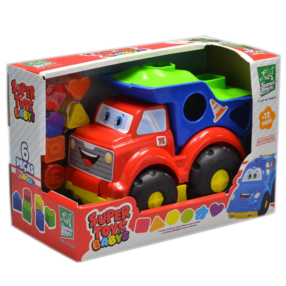 Brinquedo Infantil Carrinho Carro Caminhão Caçamba Grande em