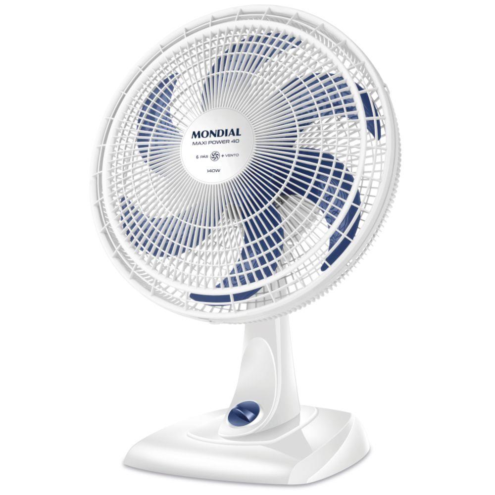 Ventilador Maxi Power 40cm Branco Mondial Camicado