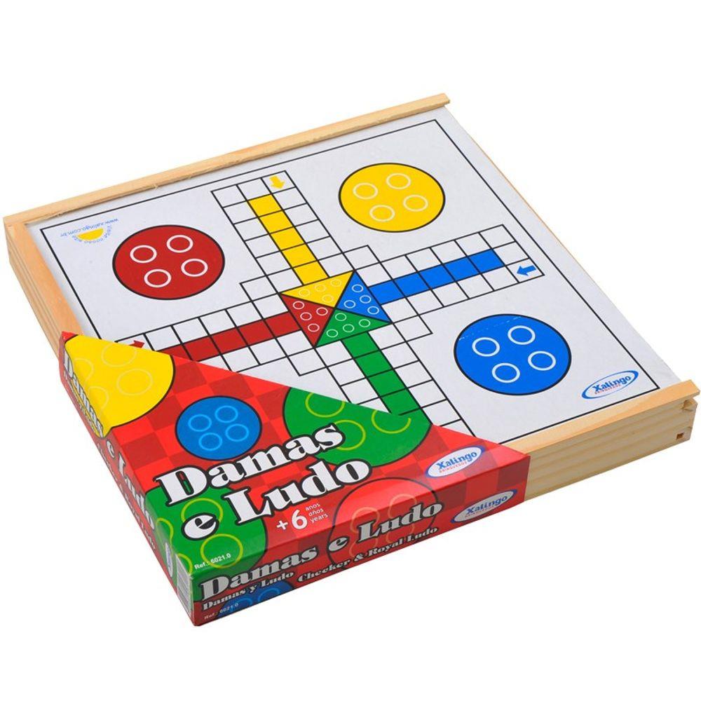 Jogo Dama e Ludo Xalingo - Casa Freitas