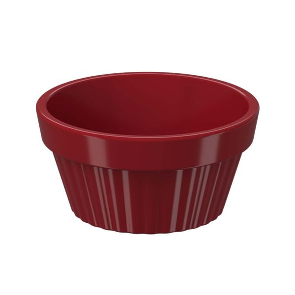 Ramequim uno 60ml plástico vermelho Coza