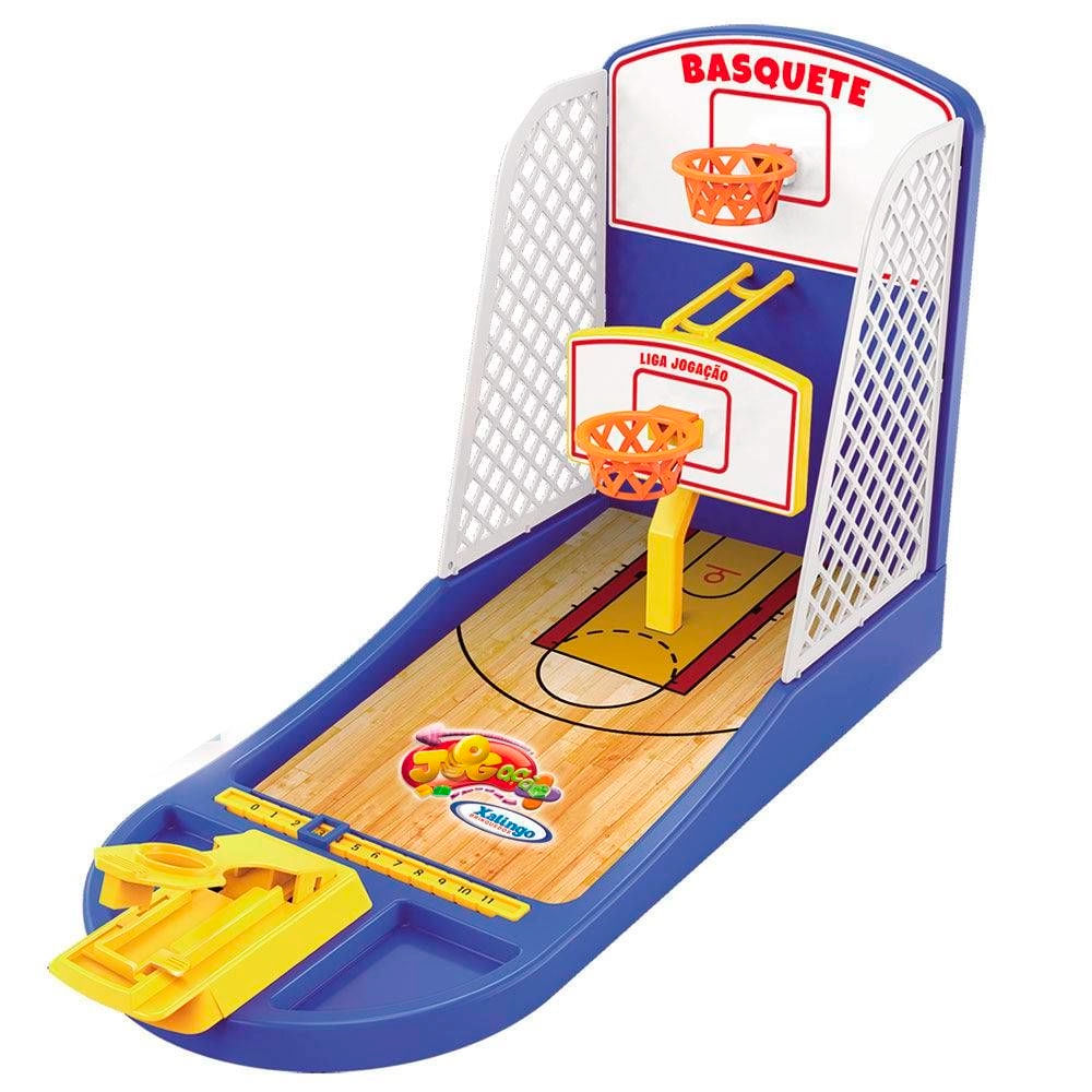 Alomejor Jogo de basquete de tiro para 2 jogadores, mesa de basquete, jogos  clássicos de arcade, conjunto de cesta de basquete para crianças e adultos  : : Brinquedos e Jogos
