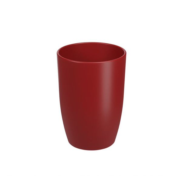 Copo 275ml cozy plástico vermelho Coza