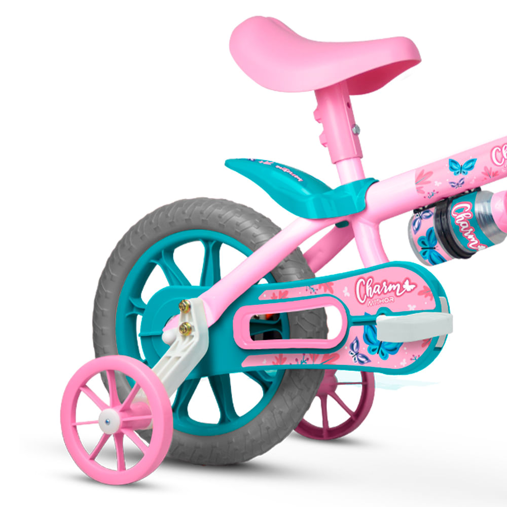 Bicicleta Infantil com Rodinhas - Aro 16 - Princesas Disney - Nathor