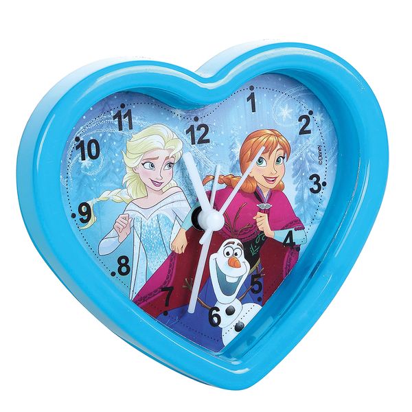 Relógio despertador de mesa coração Frozen Mabel
