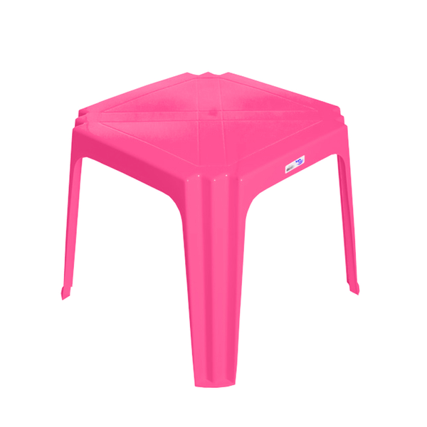 Mesa infantil plástico rosa 48x48cm Arca Plast