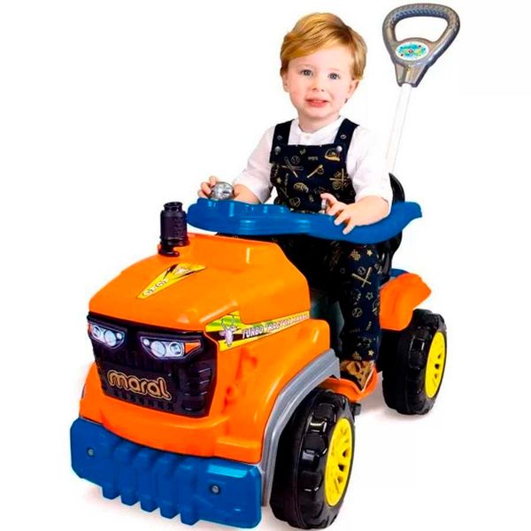 Carro tractor agro pedal laranja Maral