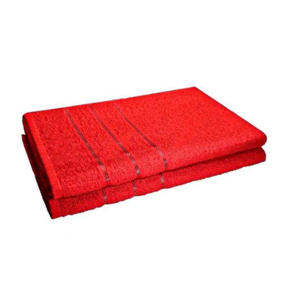 Toalha de banho brisa 62cmx1,30m vermelha Valletex