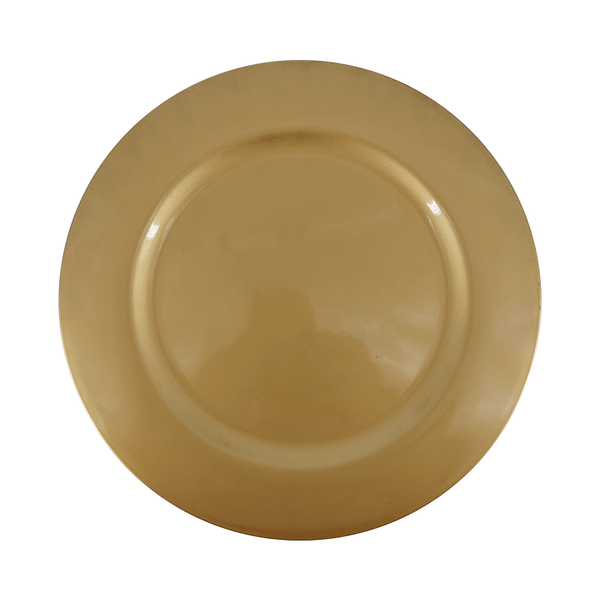 Sousplat plástico 33cm gold dc1414 DCasa
