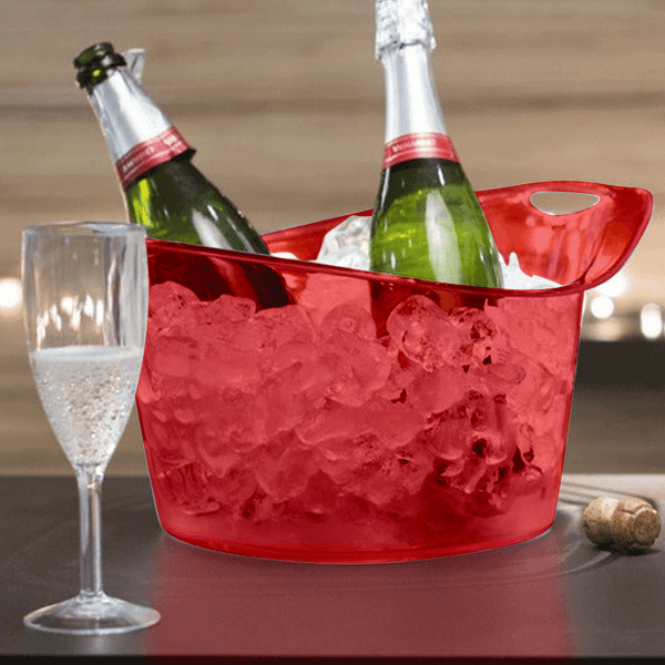 Cooler gold 8 litros acrílico vermelho UZ
