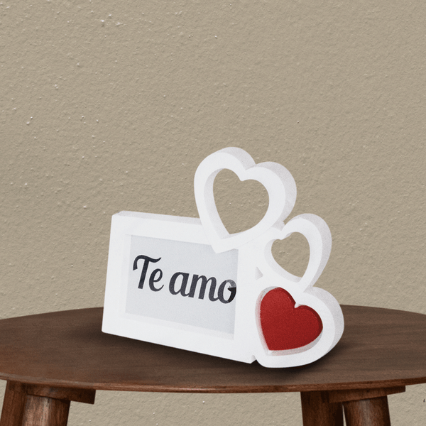 Porta reatrato love plástico 10x15cm bt00816 DCasa