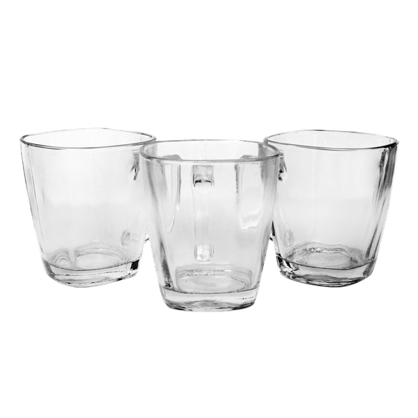 Jogo de canecas Vienna 3 peças 260ml vidro 002610 DCasa