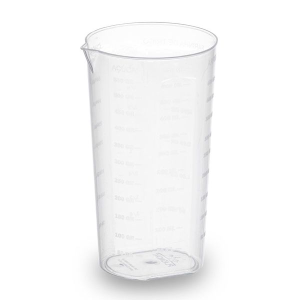 Copo medidor plástico transparente 550ml 262 Plasmont