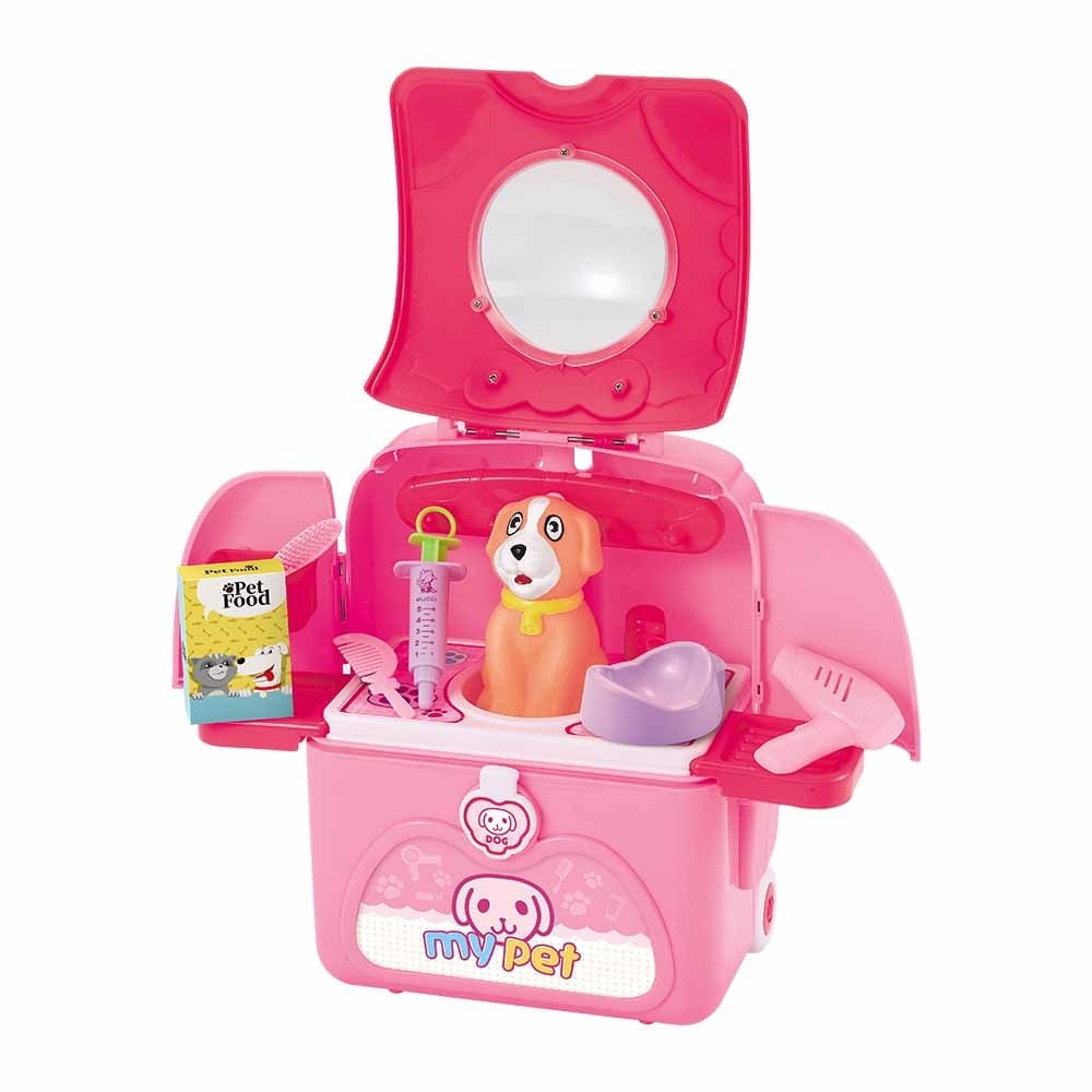 Carrinho de Brinquedo Petshop Pet Care Delivery Infantil - Shop Macrozao