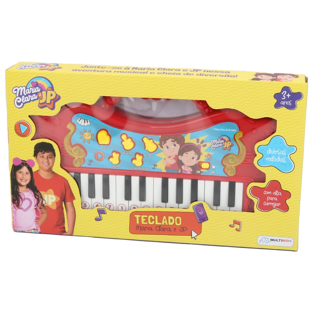 Brinquedo Teclado Musical Infantil Princesas - ETITOYS