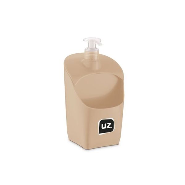 Porta detergente 500ml plástico cappuccino UZ