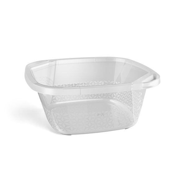 Bacia plástico transparente 14 litros UZ