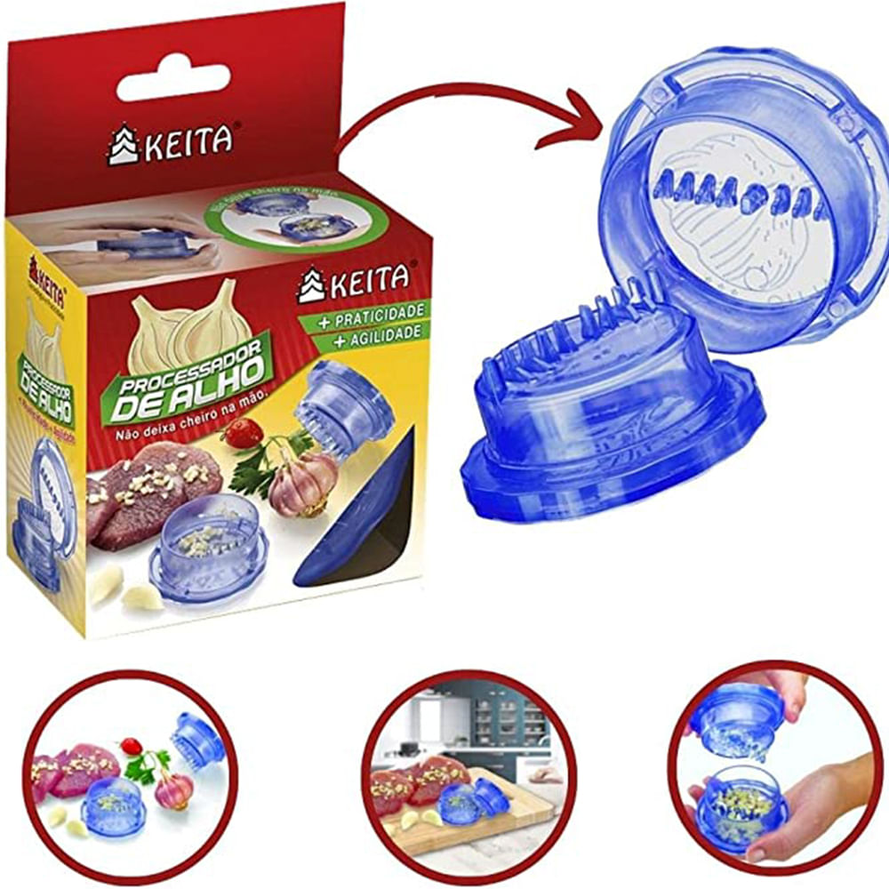 Processador de alho Keita Casa Freitas - Casa Freitas