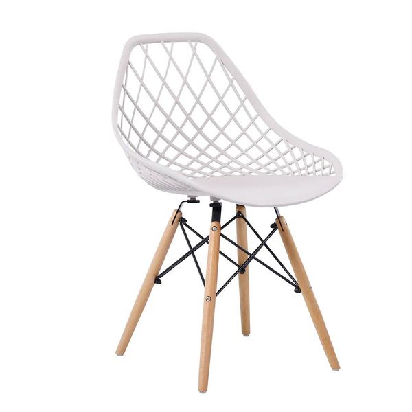 Cadeira estilo Veneza branco 54x48x81cm 90023 DCasa