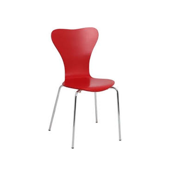 Cadeira Jacobsen Vermelha DCasa