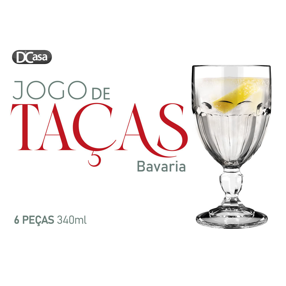 Jogo de Copo Public Baviera 340ml