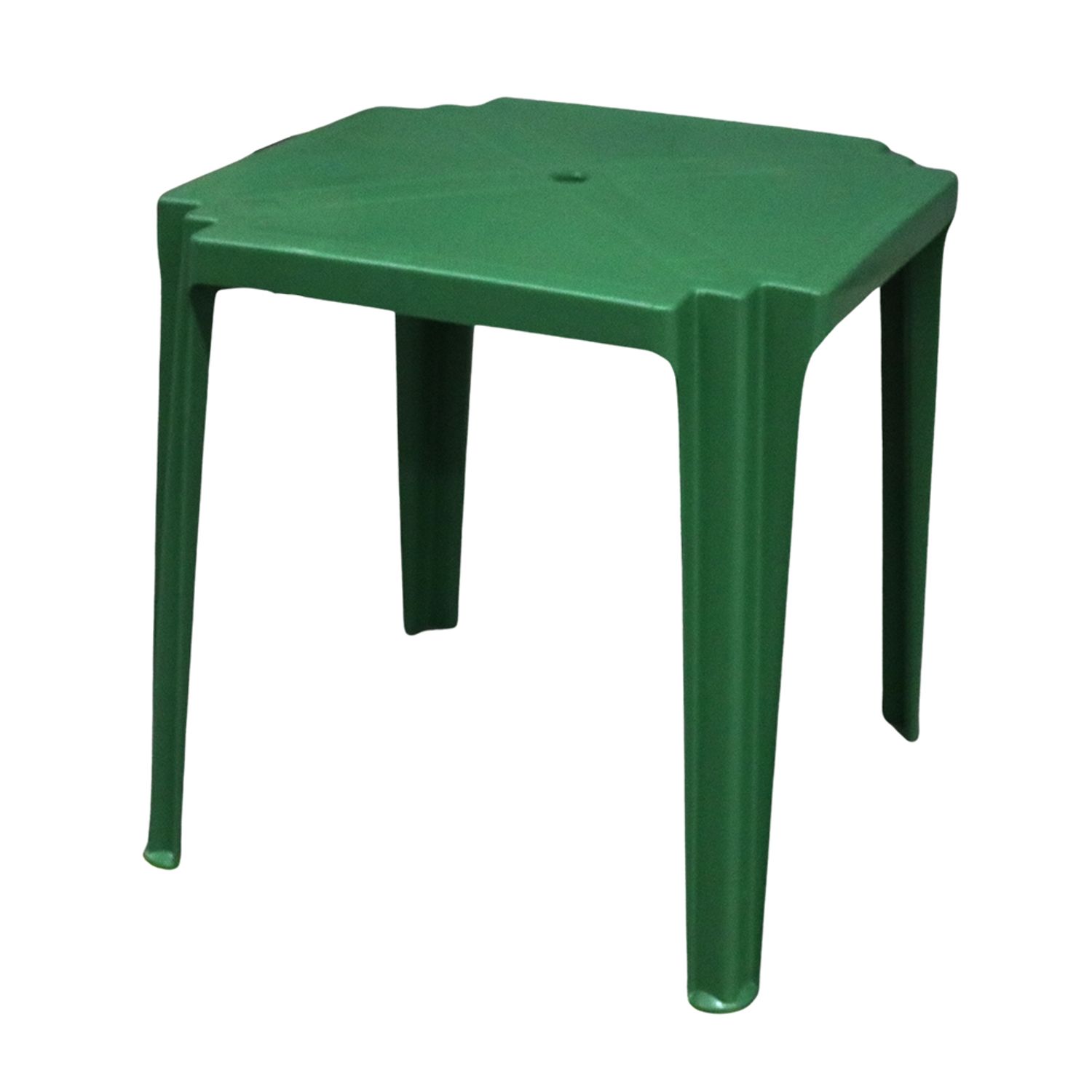 Mesa monobloco 70x70cm plástico verde DR Plásticos Casa Freitas - Casa ...