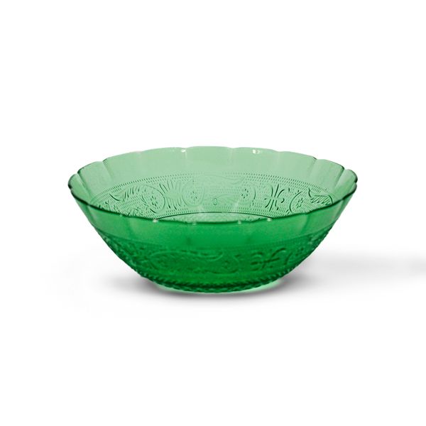 Tigela vidro verde 18cm/400ml sb722 DCasa