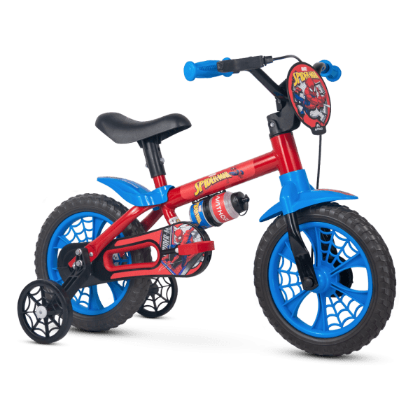 Bicicleta Infantil aro 12 Spider-Man Nathor Bicicleta aro 12 Spider-Man Nathor