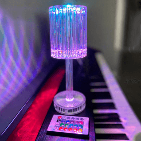 Luminária led em acrílico transparente bt02054 DCasa