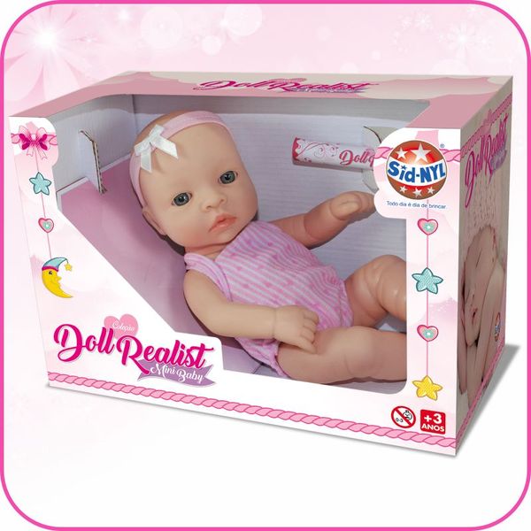 Boneca doll realist mini baby 1186 Sid-Nyl