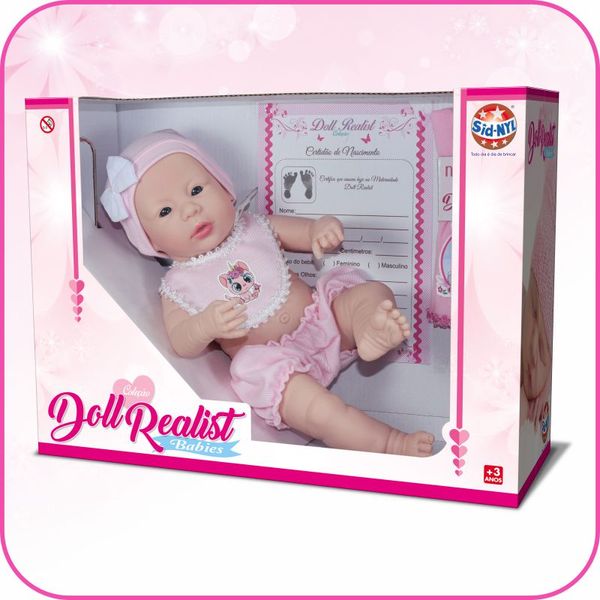Boneca doll realist babies babador 1182 Sid-Nyl