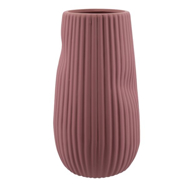 Vaso cerâmica rosada bt02044 DCasa