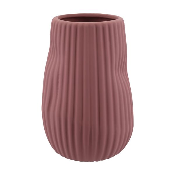 Vaso cerâmica rosada bt02042 DCasa