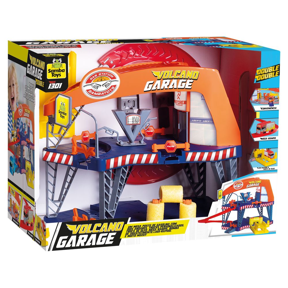 Volcano garage 2 estações 1301 Samba Toys Casa Freitas - Casa Freitas
