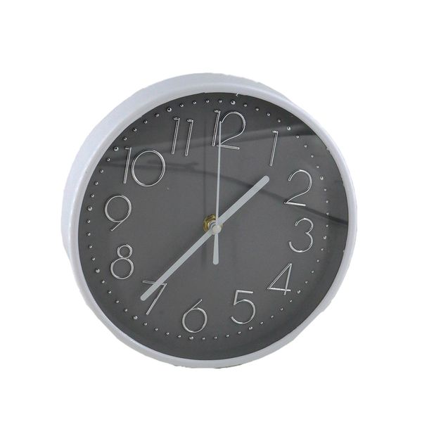 Relógio de parede redondo 20cm plástico bt02203 DCasa