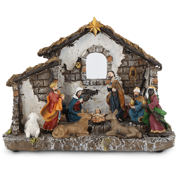 Presépio de resina com luz bt01789 DCasa
