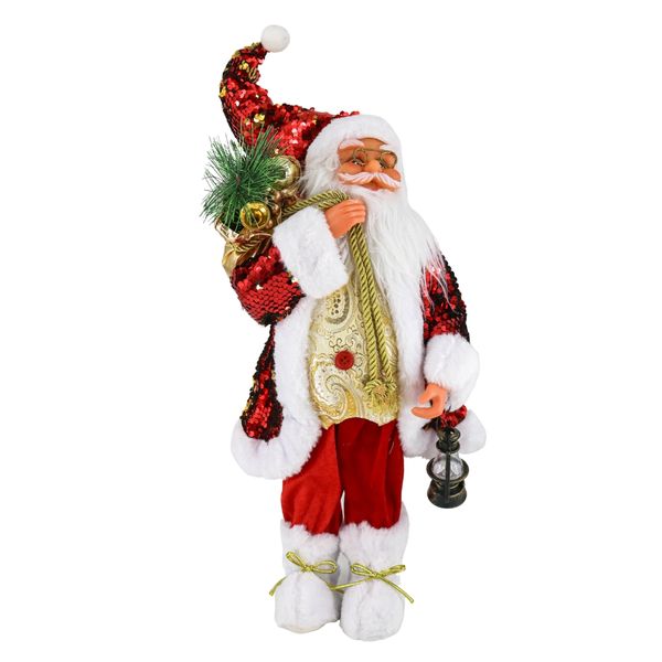 Boneco Papai Noel poliéster 60cm bt01741 DCasa