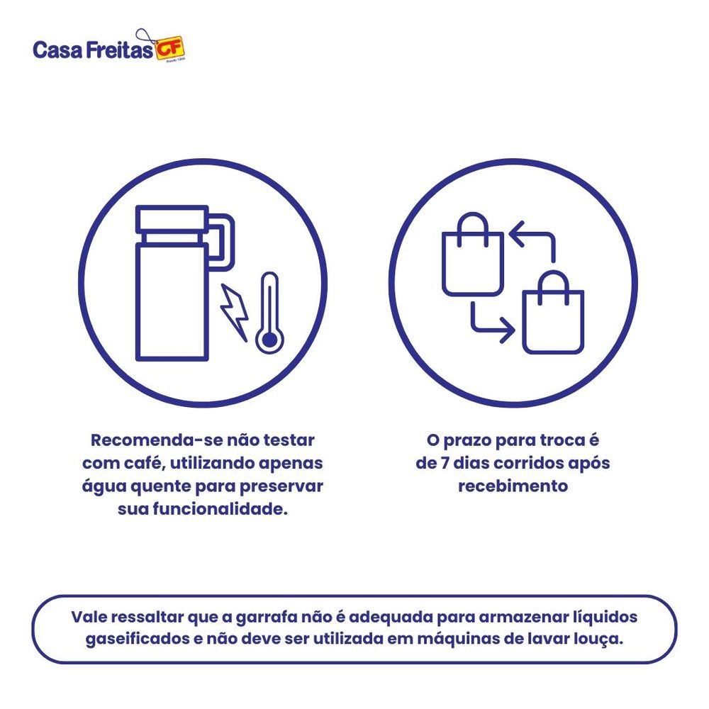 Garrafa Térmica Termolar Pequena 500 Ml Preta Café Chá Personal - Garrafa  Térmica - Magazine Luiza