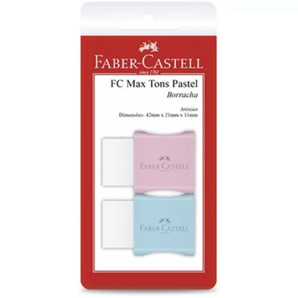 Borracha fc max tons pastel  sm/7024mar Faber Castell
