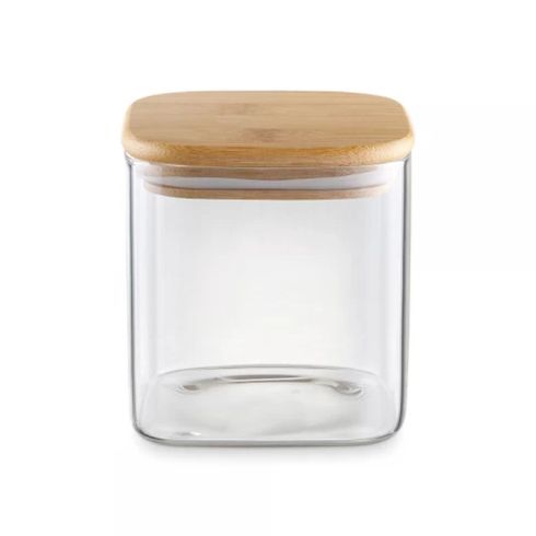 8180002500001-pote-vidro-quadrado-tampa-bambu-800ml-dcasa