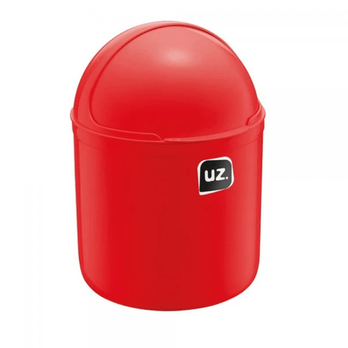 3878013600002-lixeira-pia-plastico-vermelha-4l-uz